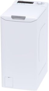 Lavatrice Candy CSTG 28TMV5 bianca con carica dall'alto, capacità 8 kg e 1200 giri al minuto