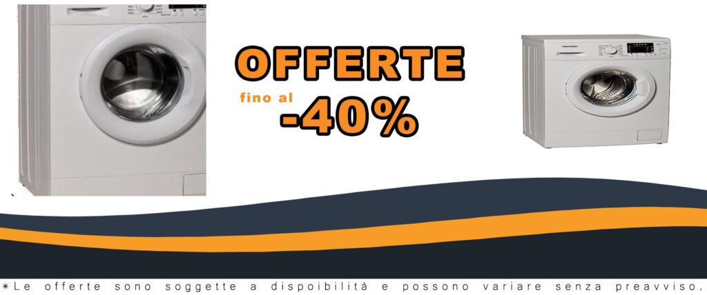 Lavatrice Slim da 45 cm con caricamento frontale, capacità 6 Kg e centrifuga a 1400 giri, ideale per spazi ristretti.