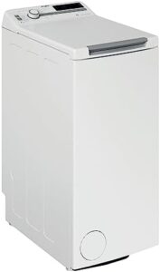Whirlpool Lavatrice Carica dall'Alto da 7 Kg, Classe A+++, 1200 giri, perfetta per famiglie, alta efficienza energetica, e ottime prestazioni di lavaggio.