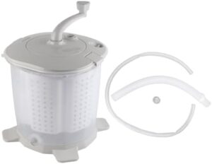 Lavatrice a manovella 2 in 1 portatile e manuale per campeggio e appartamenti