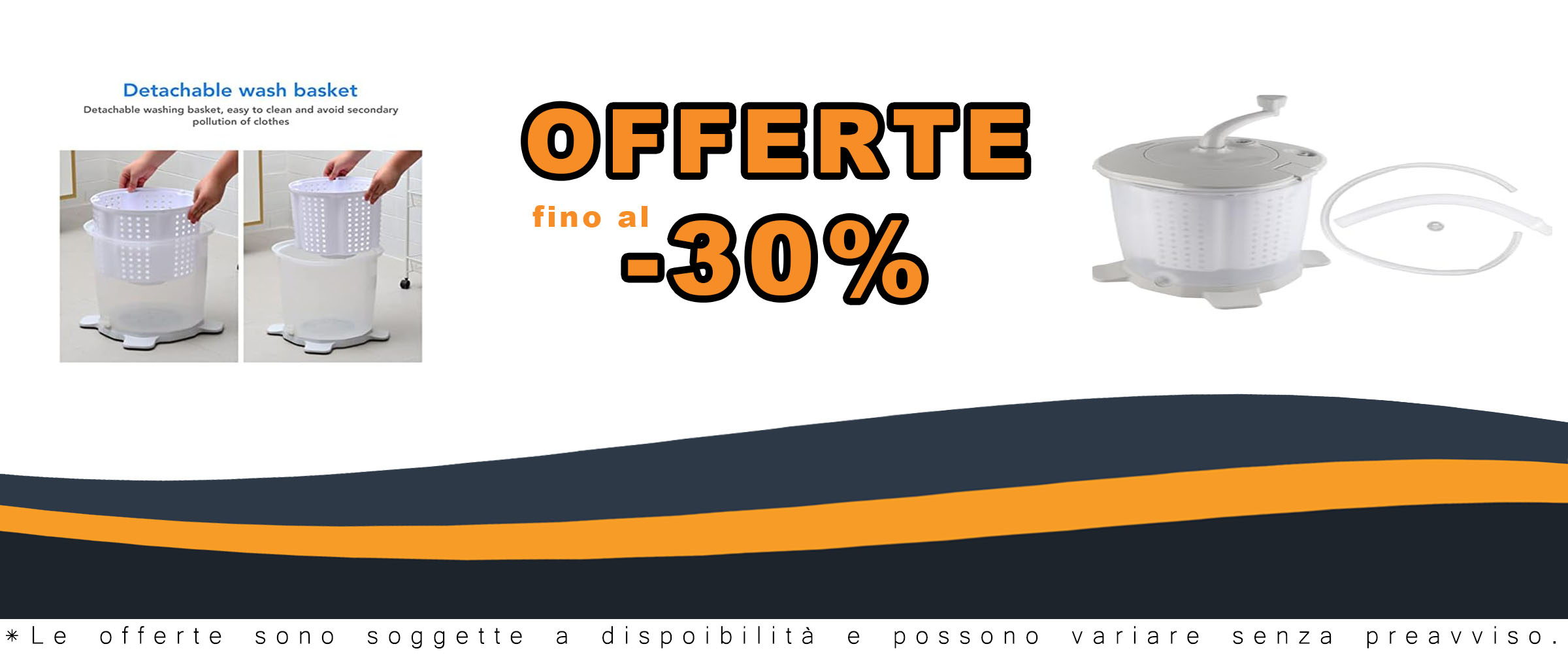 Lavatrice a manovella 2 in 1 portatile e manuale per campeggio e appartamenti