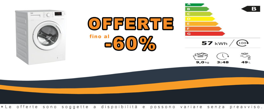 Beko LAVATR.WTX91232WI-IT 9KG B, lavatrice 9 kg, design elegante e prestazioni efficienti