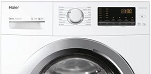Haier Series 30 HW90-SB1230N Lavatrice, 9 Kg, 1200 Giri, Opzione Vapore, Trattamento Antibatterico, Bilancia Interna, Bianco