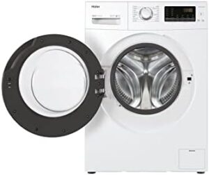 Haier Series 30 HW90-SB1230N Lavatrice, 9 Kg, 1200 Giri, Opzione Vapore, Trattamento Antibatterico, Bilancia Interna, Bianco