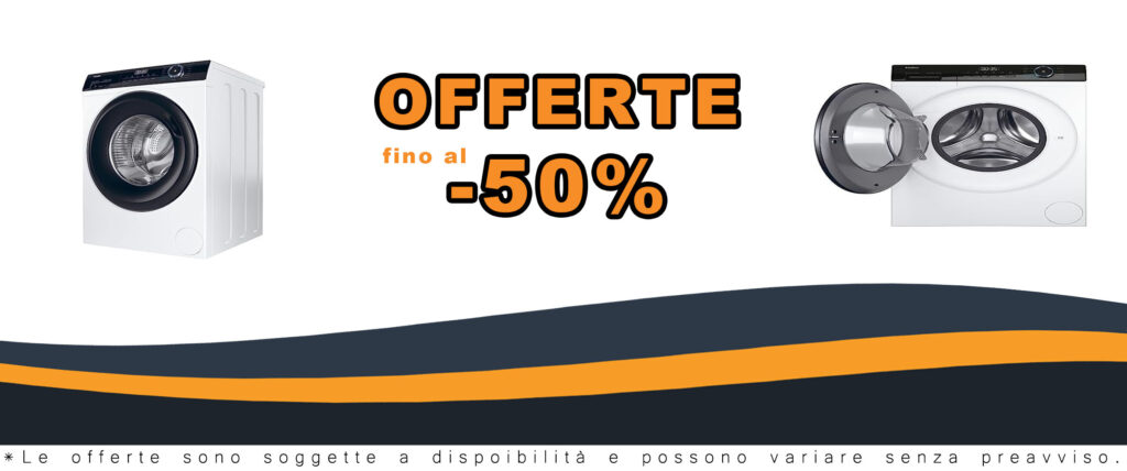 Lavatrice 10 Kg con caricamento frontale e classe energetica A, ideale per famiglie numerose.
