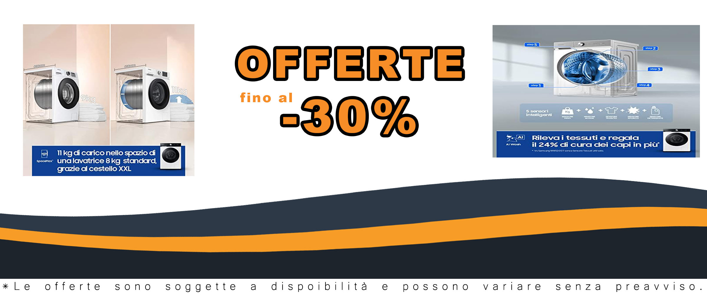 Samsung Lavatrice BESPOKE AI™ con Ecodosatore, 11 Kg, 1400 RPM, Wi-Fi e Vapore, ideale per famiglie numerose