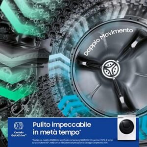 Samsung Lavatrice Ai Control QuickDrive™ WW80T954ASH/S3 con WiFi e funzione Vapore, 8 kg, 1400 RPM