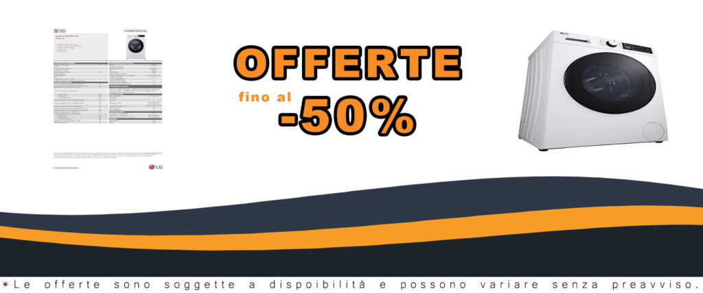 Lavatrice LG F4WM309SAE bianca, con capacità di 9kg, 1200 giri e lavaggio a vapore