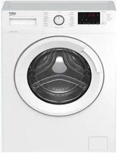 Lavatrice Slim 6 Kg con profondità di 40 cm, classe energetica D e centrifuga a 1000 giri, ideale per spazi ridotti e famiglie piccole.