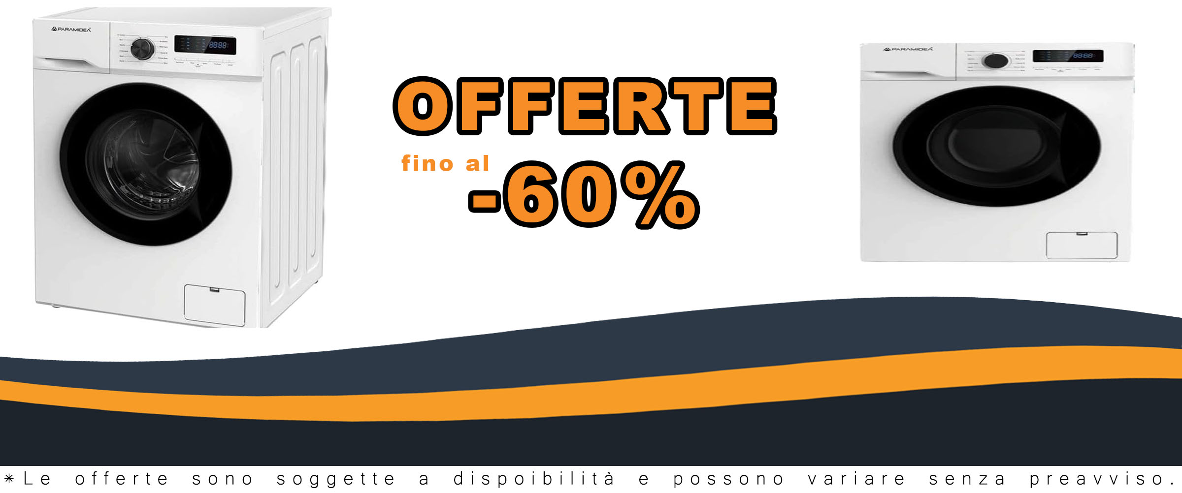 PYRAMIDEA Lavatrice Slim 7 kg LVB712SPLUS con display digitale, ideale per spazi piccoli e famiglie di piccole dimensioni.