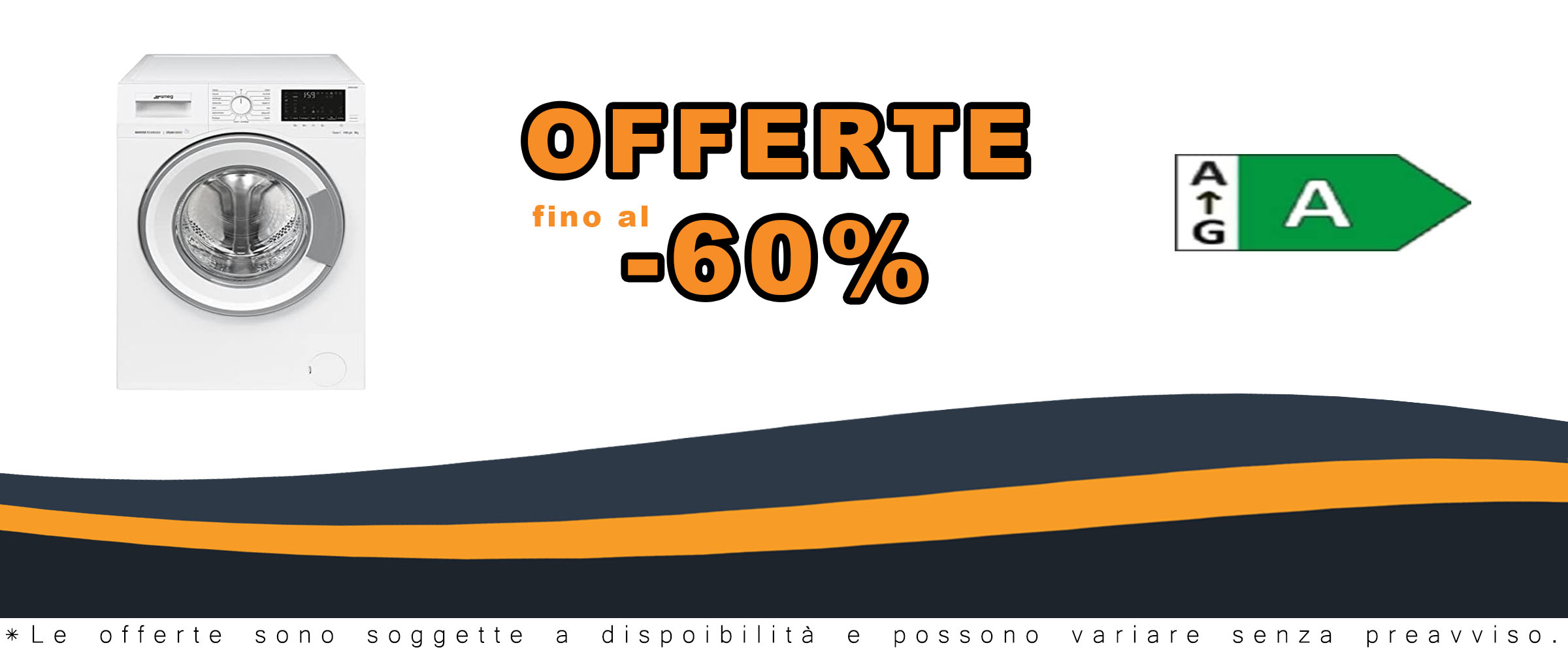 Lavatrice 8 Kg Classe A 60 cm 1400 giri - WHT814ASIT, immagine del prodotto con design compatto e moderno