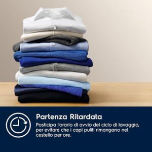 Lavatrice Electrolux PerfectCare 700 a carica dall'alto, 6 kg, tecnologia SteamCare e SensiCare in un design compatto bianco.