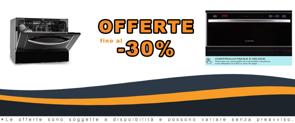Klarstein Amazonia 6 Luminance lavastoviglie da tavolo nero, compatta e potente con 6 coperti e classe A+
