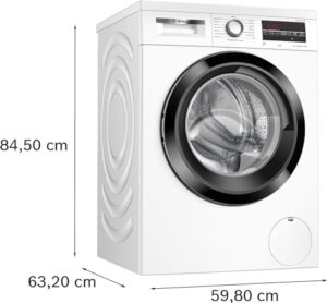 Bosch WUU28T29II Serie 6 Lavatrice a carica frontale con 9 kg di capacità, 1400 rpm e funzione Hygiene Plus