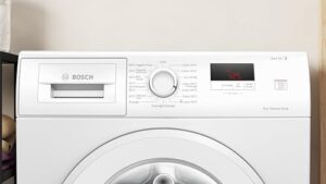Bosch WGE02406FR lavatrice bianca a libera installazione con EcoSilence Drive e 1400 giri/min.