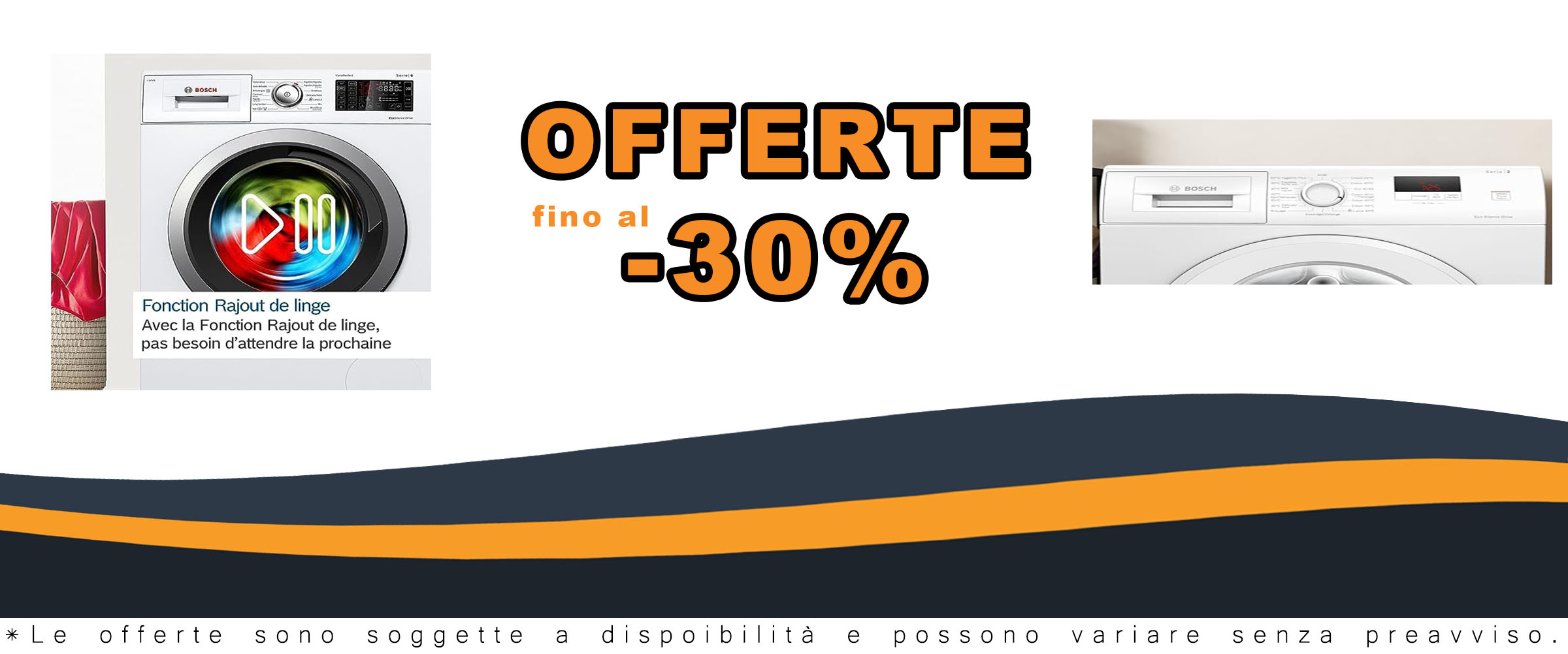 Bosch WGE02406FR lavatrice bianca a libera installazione con EcoSilence Drive e 1400 giri/min.