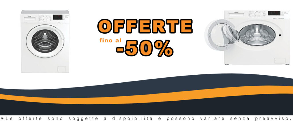 Beko Lave-linge frontal WUE6612W1W, lavatrice ad alta efficienza energetica, design moderno e funzione Eco