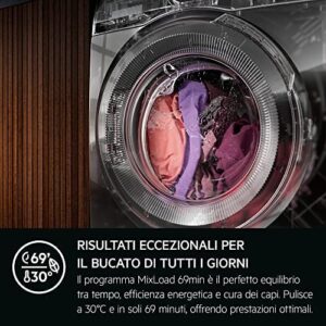 AEG ProSteam Serie 7000 lavatrice a carica frontale con programma Vapore Refresh e PreciseWash