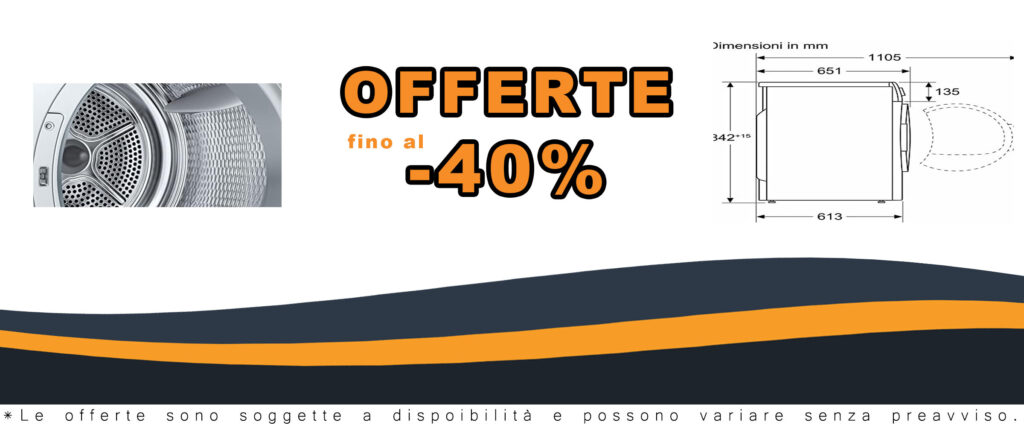 Asciugatrice Bosch WQB245A0IT Serie 8 con capacità 9 kg, trattamento a vapore Iron Assist e condizionatore autopulente