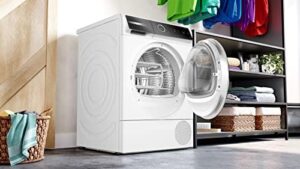 Bosch WQB245B0IT Serie 8 - Asciugatrice a pompa di calore, ideale per famiglie numerose, con condensatore autopulente e funzionalità Home Connect