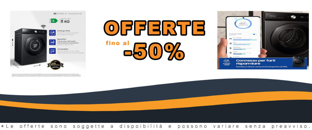 Samsung Lavatrice Bespoke AI Quickdrive WW11DB8B95GB/U3 con Wi-Fi, AI Control e funzione Vapore