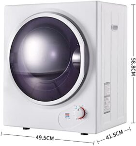 Rtopsu Asciugatrice Elettrica 850W 2,5Kg, compatta e versatile, ideale per vestiti asciutti e delicati