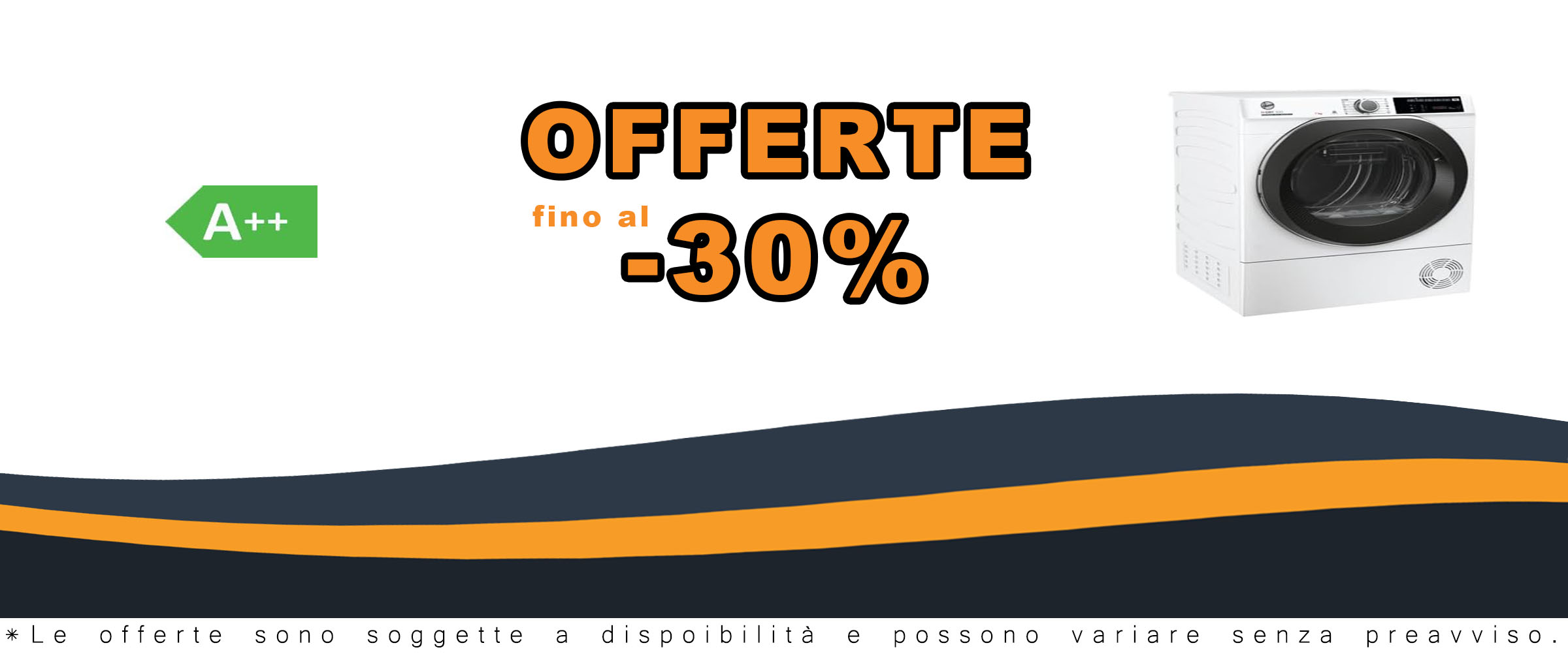 Hoover ND4 H7A2TCBEX-S Asciugatrice 7 Kg Slim Pompa di Calore Wi-Fi, Classe A++, con design compatto e alta efficienza energetica.