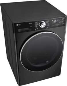 Lavatrice LG AI DD F4R9513TPBC con tecnologia AI Wash, TurboWash 360 e autodosaggio del detersivo, carica frontale nera