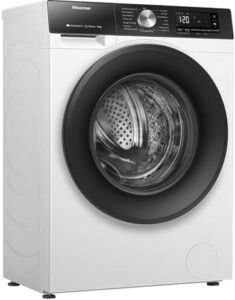 Hisense WF3S1043BW3 lavatrice a vapore con connettività WiFi e funzione PureJet, in bianco
