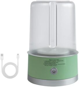 Mini lavatrice portatile verde, ideale per appartamenti, dormitori e alberghi, perfetta per lavare biancheria intima e vestiti per bambini.