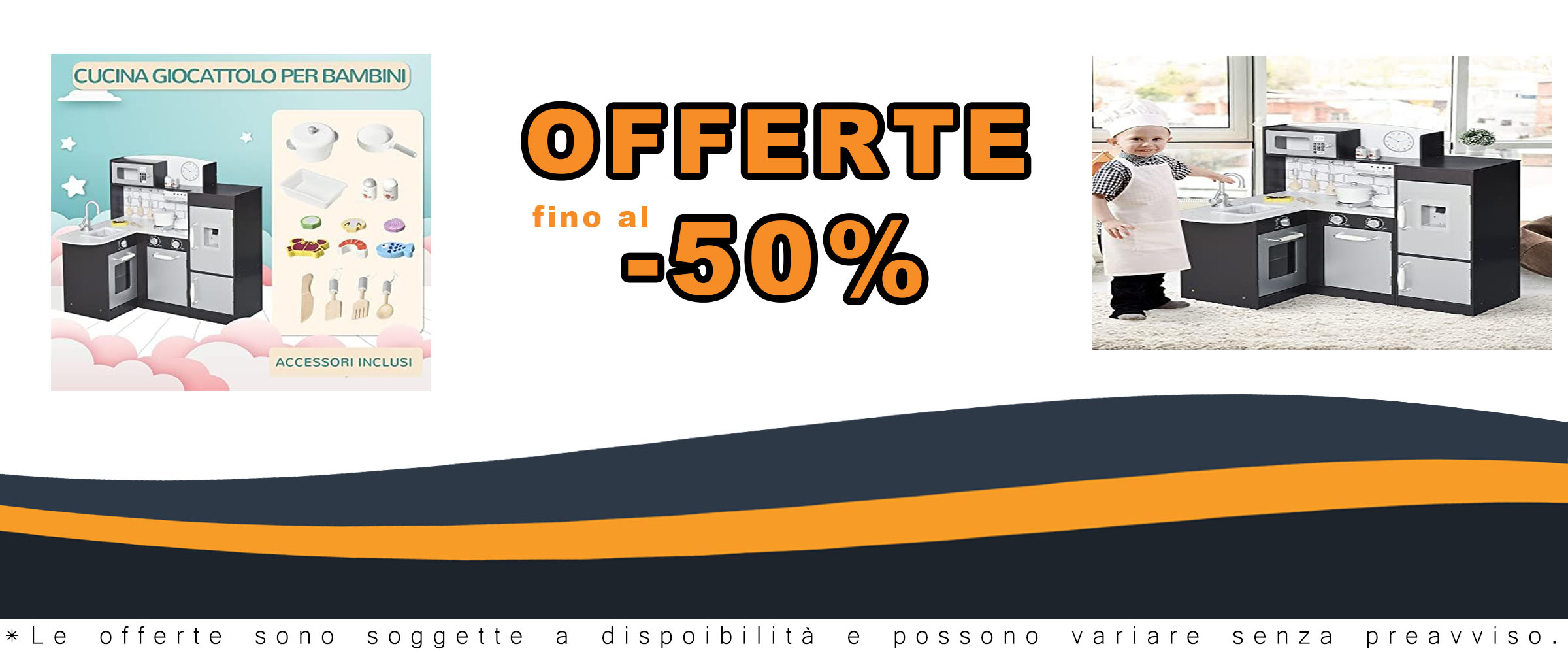 Cucina giocattolo HOMCOM in legno per bambini, completa di forno, lavandino, frigo e microonde, ideale per stimolare la creatività.