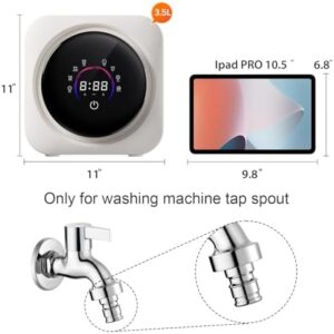 Lavatrice e asciugatrice portatile 2 in 1 compatta e versatile, perfetta per appartamenti, camper e hotel.