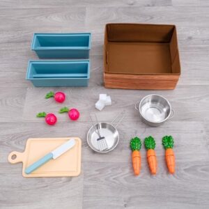 Immagine della KidKraft Farm to Table Cucina Giocattolo in Legno per Bambini con accessori e cibo giocattolo