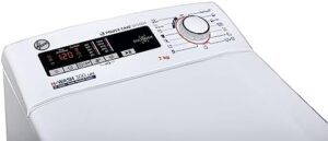 Hoover H-WASH 300 LITE H3TM 27TACET/1-S lavatrice dal design compatto e funzionalità avanzate, con 7 kg di capacità e centrifuga a 1200 giri/min.