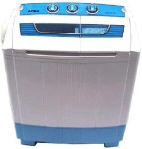 Mini lavatrice D+L GmbH 5,2 kg con centrifuga, ideale per viaggi e campeggio, carica dall'alto e pompa integrata