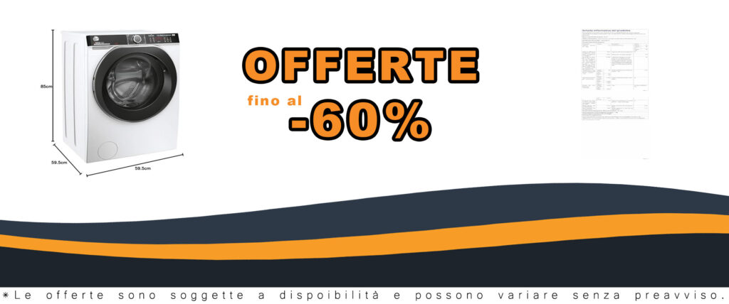 Hoover H-WASH 500 HWPD 69AMBC/1-S lavatrice intelligente 9 kg, Wi-Fi e Bluetooth, bianca