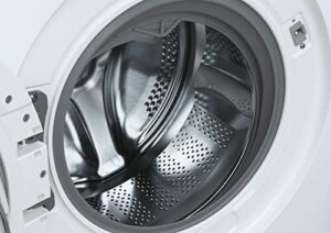 Lavasciuga Candy CSWS 4962DWE/1-S in vista con un design bianco e compatto, perfetta per famiglie numerose.