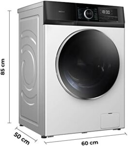 Cecotec Lavatrice 7 Kg Bolero Dresscode 7500 Inverter con motore Inverter Plus e SteamMax, perfetta per il risparmio energetico e per ogni tipo di tessuto.