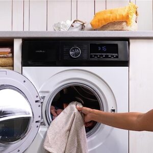 Cecotec Lavatrice 7 Kg Bolero Dresscode 7500 Inverter con motore Inverter Plus e SteamMax, perfetta per il risparmio energetico e per ogni tipo di tessuto.