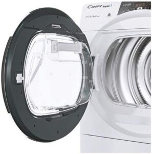 Asciugatrice da 7 kg, Classe A++, Pompa di Calore, con funzioni WIFI e Bluetooth per un'asciugatura efficiente e smart.