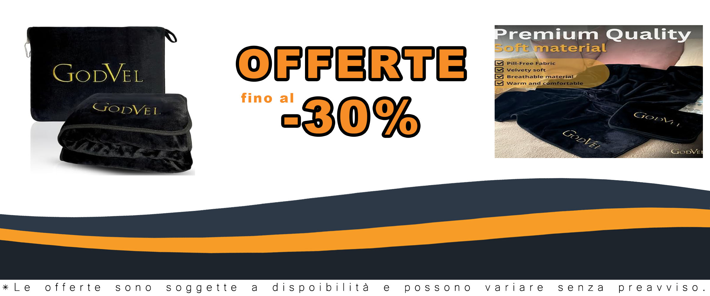 GodVel Set di coperta e cuscino da viaggio 2 in 1, morbida coperta in pile con borsa per il trasporto, perfetta per aereo, auto e campeggio, oggetti essenziali da viaggio, colore nero.