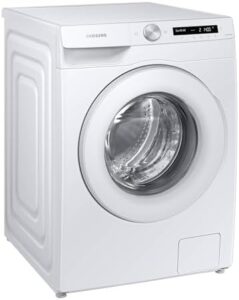Samsung Lavatrice AI Control con Ecolavaggio WW12T504DTW/S3 Libera Installazione, 12 Kg, 1400 RPM, Classe A, WiFi, Vapore, , Carica Frontale, 60l x 85h x 65p cm