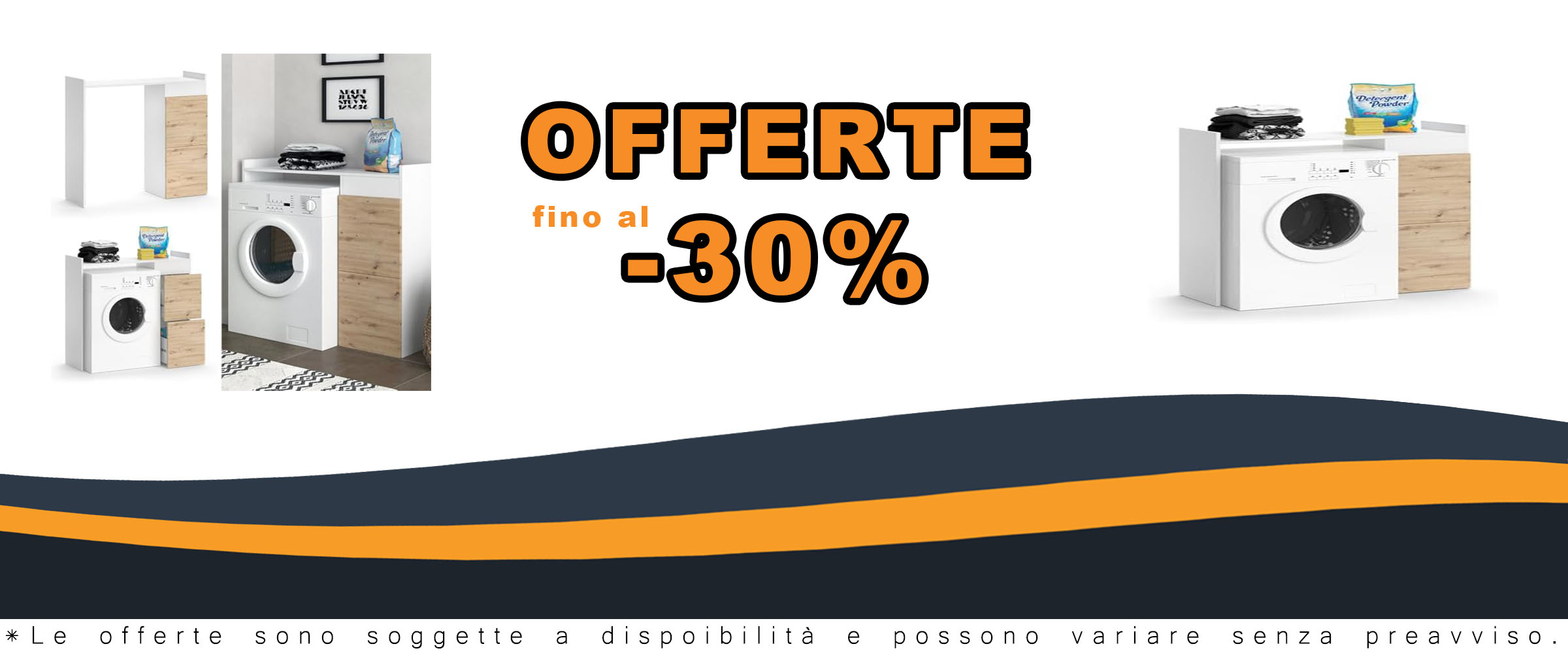 Vicco mobile lavatrice Alf, Bianco/Rovere, 99 x 98 cm con 2 cassetti