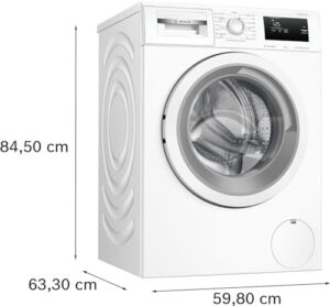 Bosch Elettrodomestici WAN24008II Serie 4 Lavatrice a carica frontale, capacità 8 kg, 1200 rpm, Iron Assist, Funzione Aggiungi bucato, SpeedPerfect, 60 cm