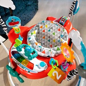 Baby Einstein, Ocean Explorers, Saltatore con giocattoli interattivi Airplane Adventure 2 in 1 con canzoni, suoni e luci, 4 altezze, età 6 mesi+