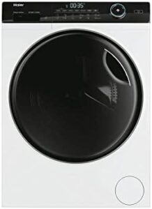 Haier I-Pro Series 5 HW90-B14959U1-S Lavatrice 9 kg, 1400 rpm, Motore Direct Motion, antibatterico, Connettività App HOn, Vapore, Tamburo XL con LED, Classe A