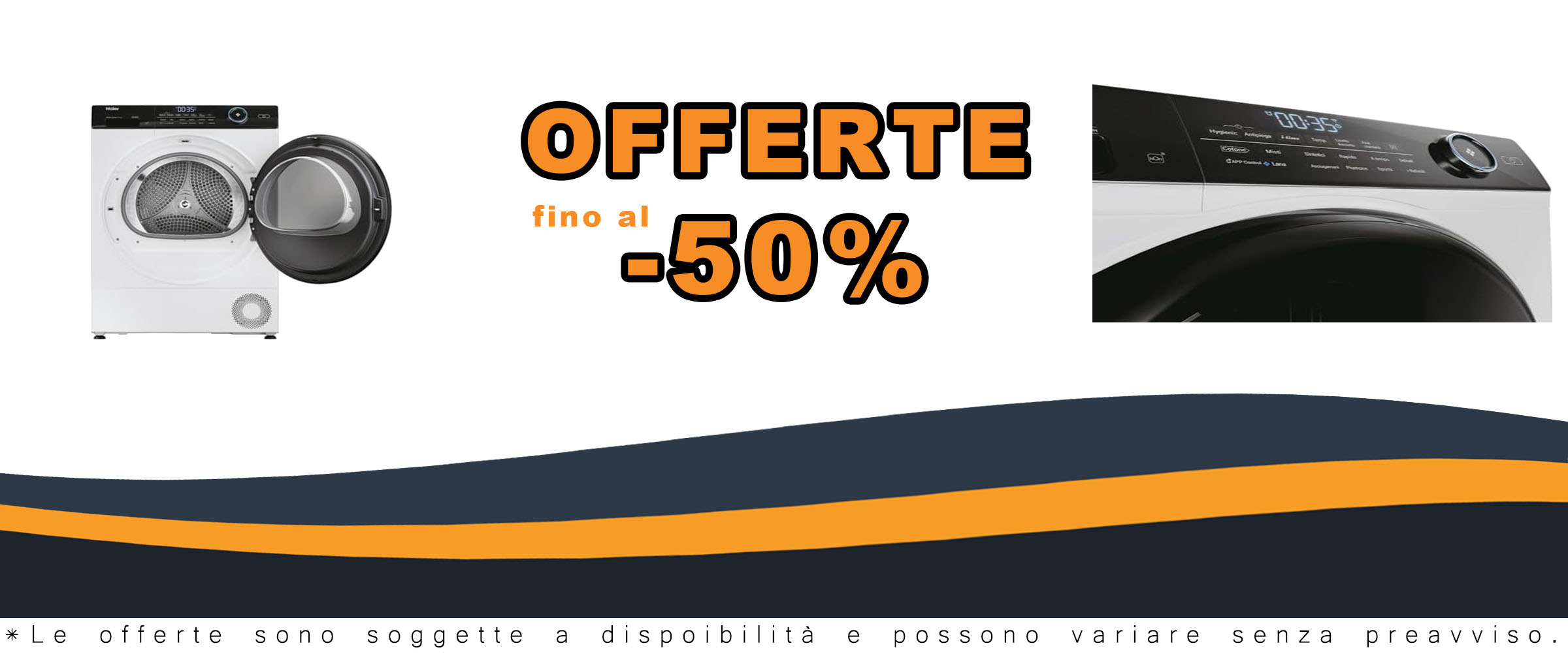 Haier HD110-A2959E-IT asciugatrice Libera installazione Caricamento frontale 11 kg A++ Bianco