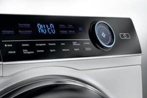 Haier, I-Pro Serie 7, HD100-A2979N-IT, Asciugatrice, 10 KG, Classe A ++, 66 dB, Vapore, 14 programmi, Bianco, AxLxP 84,5x59,5x67,5 cm