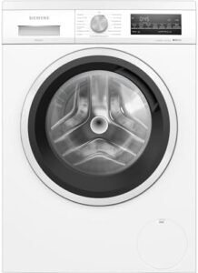Siemens WU14UT42, iQ500, lavatrice 9 kg, 1400 giri/min, montaggio inferiore, risparmio energetico e silenzioso, varioSpeed per programmi più brevi, display a LED, programma per esterni, funzione di