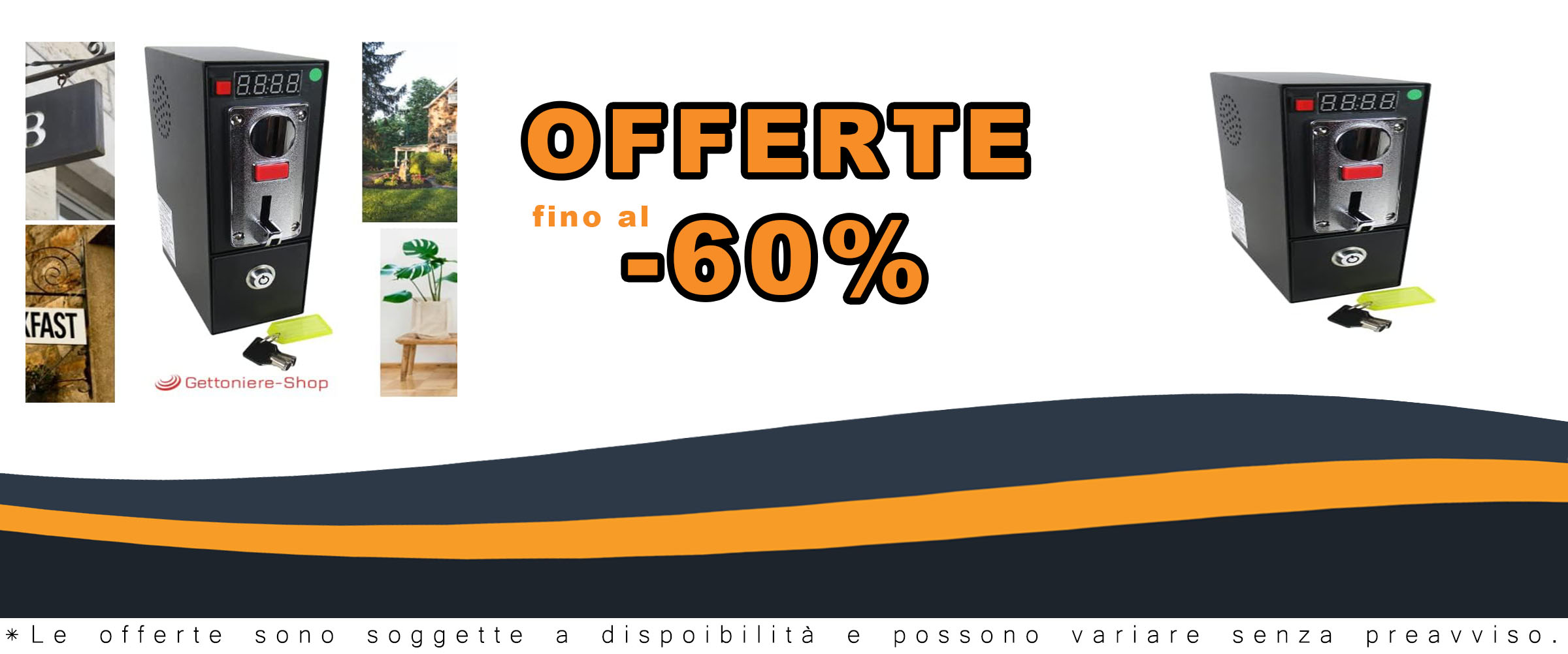 Gettoniera per Lavatrice Domestica | Gettoniera per Ogni Tipo di Lavatrice di Max 1900W | Gettoniera a Monete per B&B e Case Vacanze e lavanderie condominiali